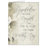 Daughter & Son In Law Wedding Congratulations Card