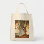 Daughters of Catulle Mendes; Renoir, Vintage Art Tote Bags
