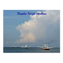 Dauphin Island, Alabama Postcard