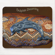 DAUPHIN RÊVANT le tapis de souris marin de faune