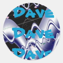 dave name sticker