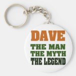 Dave - the Man, the Myth, the Legend! Keychain