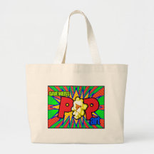 Dave Weiss Pop Art Canvas Bags