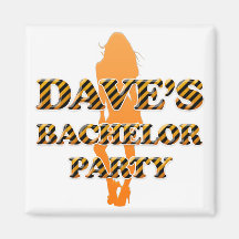 Dave's Bachelor Party Refrigerator Magnet