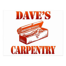 Dave's Carpentry Postcard