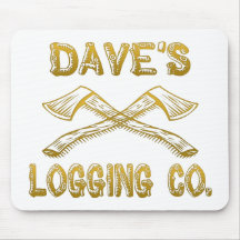 Dave's Logging Company Mouse Mats