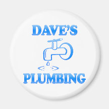 Dave's Plumbing Magnets