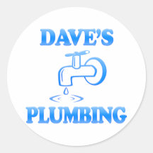 Dave's Plumbing Stickers