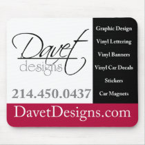 Davet Designs Mousepad mousepads