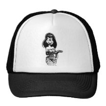 davholle girl evening gown trucker hat