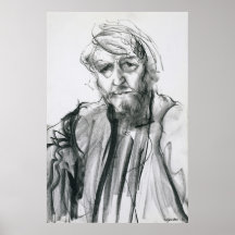 David Boyd in Black Pastel Print