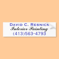 David C. Resnick, Interior Painting bumper stickers