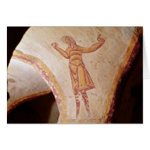 David dancing greeting card
