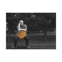 David meets Bailey Stretched Canvas Prints