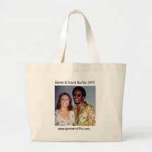 David Ruffin & Genna Sapia Ruffin 1972 Tote Bags