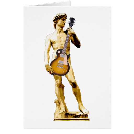 David with Guitar Cards