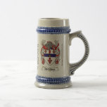 Davidson Family Coat of Arms on a Stein mugs