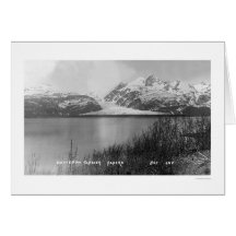 Davidson Glacier Alaska 1914 Greeting Card
