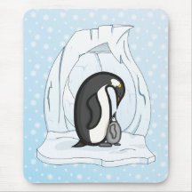 Davin and Annie the Penguins Mousepad
