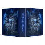 DaVinci's Dragon Blue Vinyl Binder