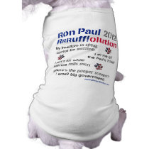 Dawgz 4 Ron Paul 2012 Dog T-shirt