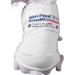Dawgz 4 Ron Paul Dog T-shirt: America Rolls Over