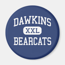 Dawkins Bearcats Middle Moore South Carolina Fridge Magnets