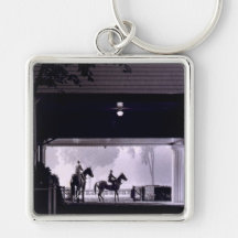 Dawn at Saratoga Springs, 1963 Key Chain