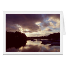 Dawn Comes to Meetinghouse Pond Greeting Card
