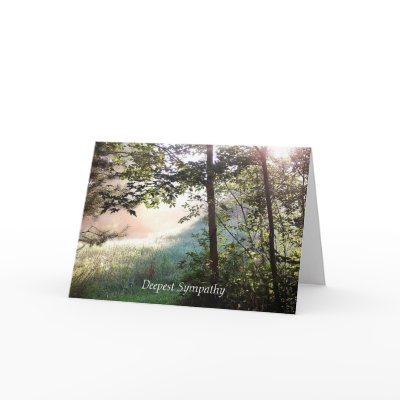 Dawn Deepest Sympathy Card by RiverJude