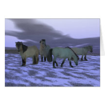 Dawn Horse Card