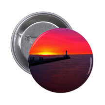 Dawn in Duluth Button