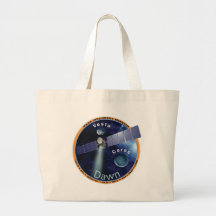 Dawn Mission Patch  Canvas Bags