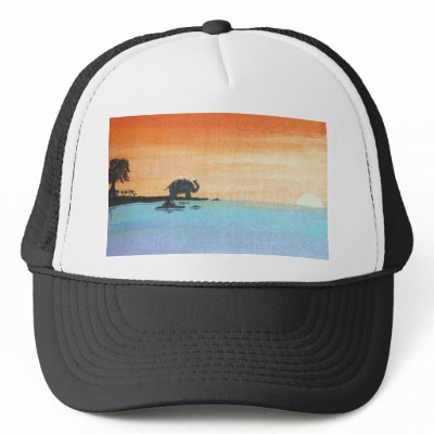 Dawn Of Peace_ElephantOfferingPrayers_AnjaliSanghi Trucker Hat by TogetherArts