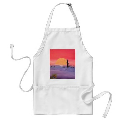 Dawn of Peace_Peacock_Anjali Sanghi Apron by TogetherArts