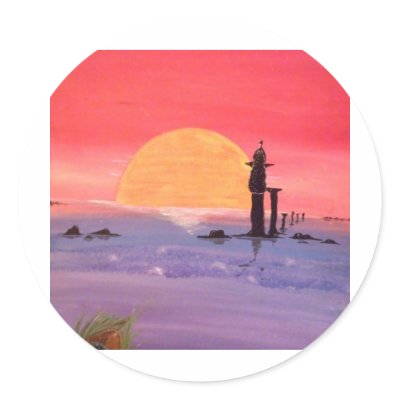 Dawn of Peace_Peacock_Anjali Sanghi Stickers by TogetherArts