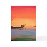 Dawn of Peace_Reindeer_Anjali Sanghi Greeting Card