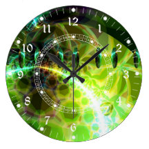 Dawn of Time – Lime & Gold Emerge Abstract