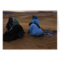 Dawn on the Sahara, Erg Chebbi, Morocco cards