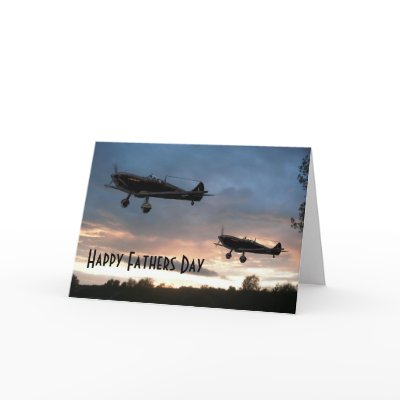 Dawn Patrol, Happy Fathers Day Greeting Card by Hanger_19