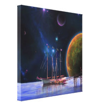 Dawn Treader Now Boarding Painting Wrapped Canvas Gallery Wrapped Canvas