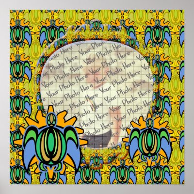 Dawn Turtle Photo-Frame Custom Posters by wingedturtle