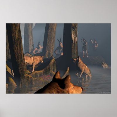 Dawn Wolves Poster by Dolemite50