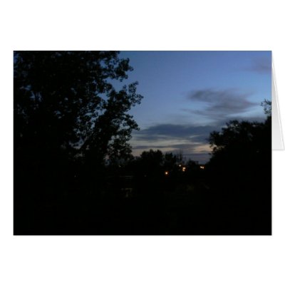 Dawn's Early Light Card by codfishlady