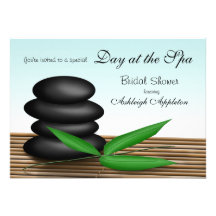 "Day at the Spa" Bridal Shower Invitations