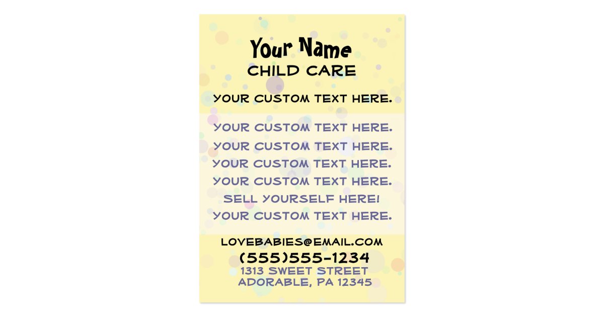 Child care coupons