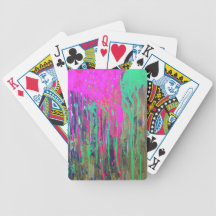 day glo sludge by SLUDGEart Card Deck