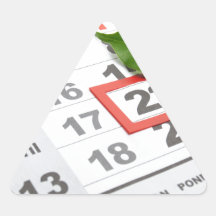 Day of Earth Triangle Stickers