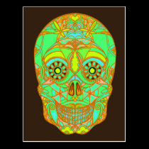 Day of the Dead 1 Postcard postcards