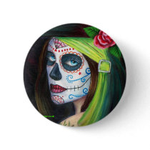Day of the  Dead by Lori Karels Pin